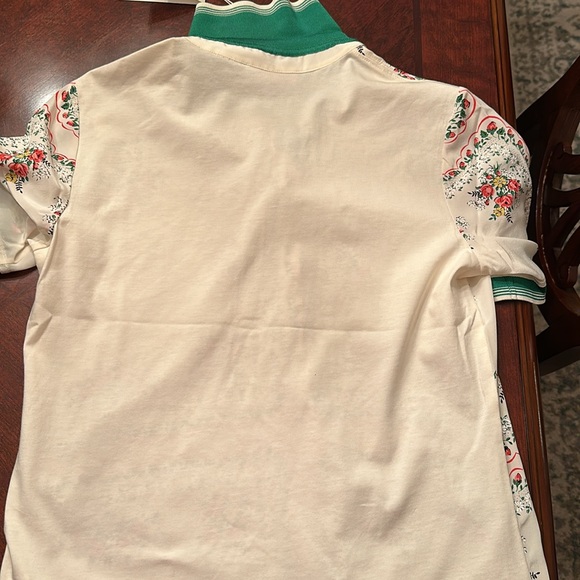 Tory Burch Floral Polo Shirt, new with tags. - Picture 6 of 6